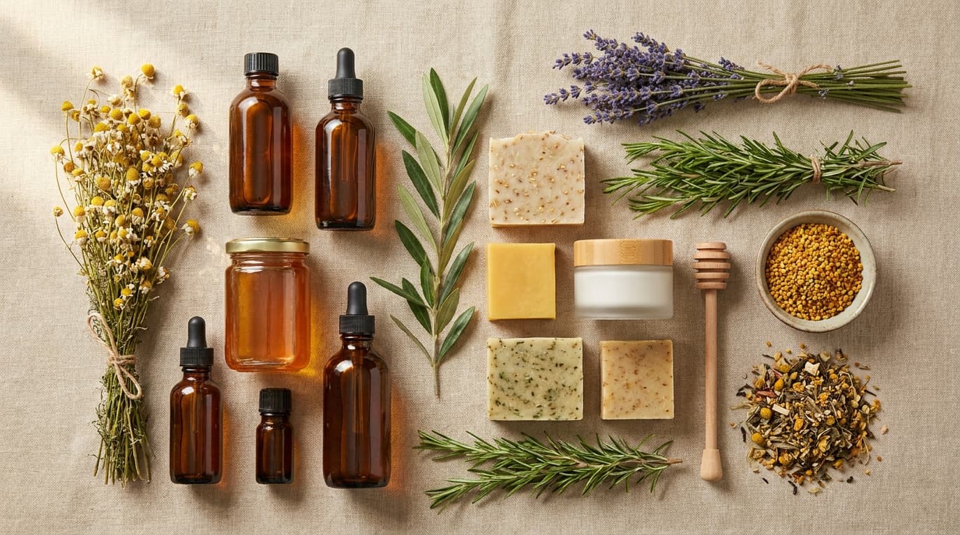 Naturalive Kollektion auf Leinen